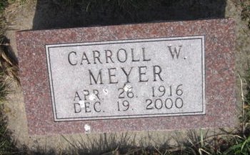 MEYER, CARROLL W. - Clayton County, Iowa | CARROLL W. MEYER 