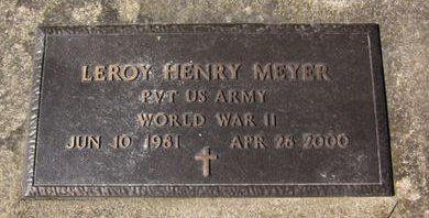 MEYER, LEROY HENRY - Clayton County, Iowa | LEROY HENRY MEYER 