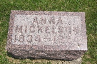 MICKELSON, ANNA - Clayton County, Iowa | ANNA MICKELSON 
