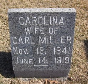 MILLER, CAROLINA - Clayton County, Iowa | CAROLINA MILLER 