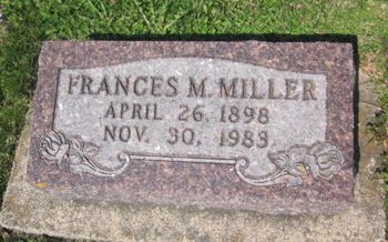 MILLER, FRANCES M. - Clayton County, Iowa | FRANCES M. MILLER 