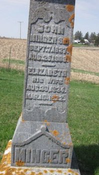 MINGER, ELIZABETH - Clayton County, Iowa | ELIZABETH MINGER 