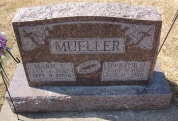 MUELLER, MARIE I. - Clayton County, Iowa | MARIE I. MUELLER 