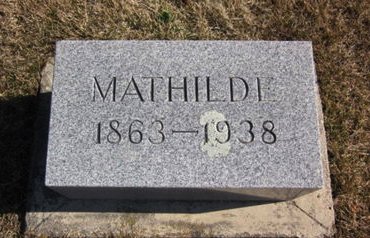 MUELLER, MATHIDE - Clayton County, Iowa | MATHIDE MUELLER 