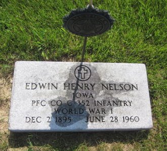NELSON, EDWIN HENRY - Clayton County, Iowa | EDWIN HENRY NELSON 