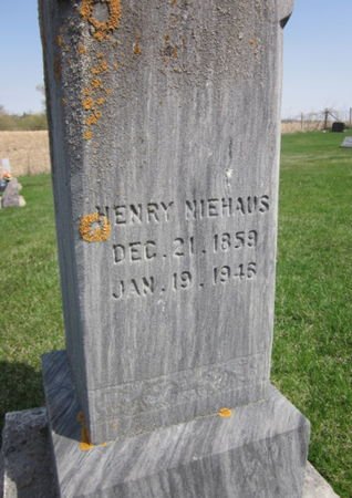 NIEHAUS, HENRY - Clayton County, Iowa | HENRY NIEHAUS 