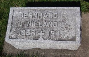 NIELAND, BERNHARD H. - Clayton County, Iowa | BERNHARD H. NIELAND 