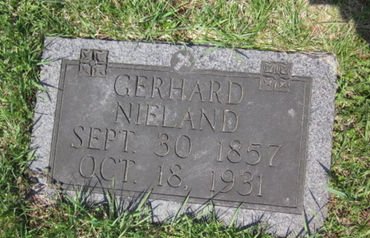 NIELAND, GERHARD - Clayton County, Iowa | GERHARD NIELAND 