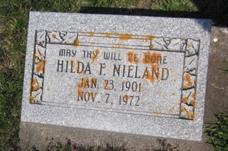 NIELAND, HILDA F. - Clayton County, Iowa | HILDA F. NIELAND 