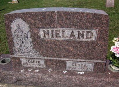 SCHMITT NIELAND, CLARA - Clayton County, Iowa | CLARA SCHMITT NIELAND 