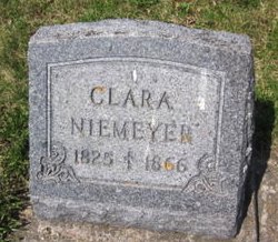 NIEMEYER, CLARA - Clayton County, Iowa | CLARA NIEMEYER 