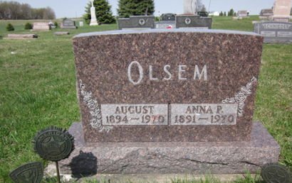 OLSEM, AUGUST - Clayton County, Iowa | AUGUST OLSEM 