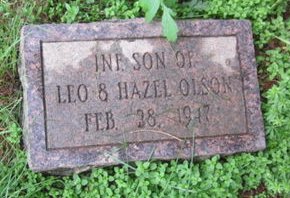 OLSON, INFANT SON - Clayton County, Iowa | INFANT SON OLSON 