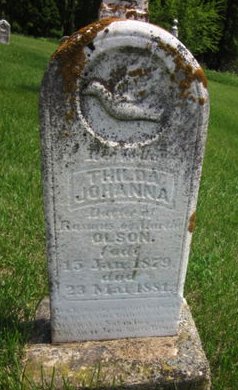 OLSON, THILDA JOHANNA - Clayton County, Iowa | THILDA JOHANNA OLSON 