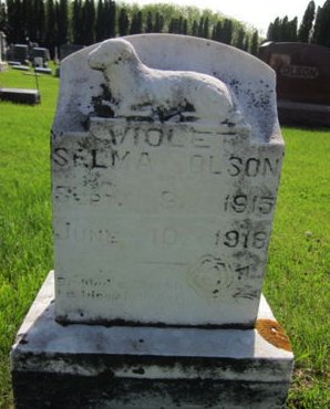 OLSON, VIOLET SELMA - Clayton County, Iowa | VIOLET SELMA OLSON 