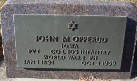 OPPERUD, JOHN M. - Clayton County, Iowa | JOHN M. OPPERUD 