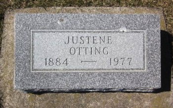 OTTING, JUSTENE - Clayton County, Iowa | JUSTENE OTTING 