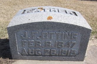 OTTING, J. F. - Clayton County, Iowa | J. F. OTTING 