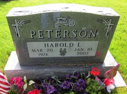 PETERSON, HAROLD L. - Clayton County, Iowa | HAROLD L. PETERSON 