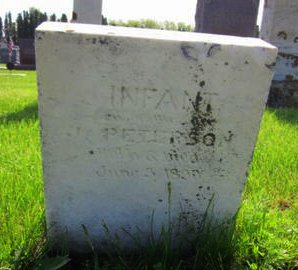 PETERSON, INFANT - Clayton County, Iowa | INFANT PETERSON 