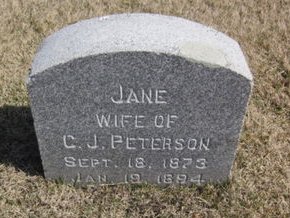 PETERSON, JANE - Clayton County, Iowa | JANE PETERSON 