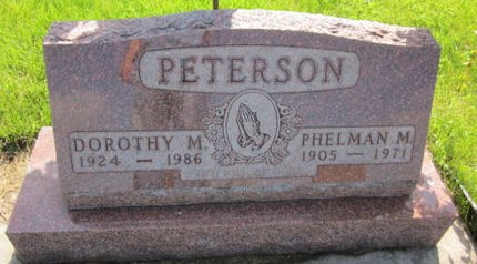 PETERSON, DOROTHY M. - Clayton County, Iowa | DOROTHY M. PETERSON 