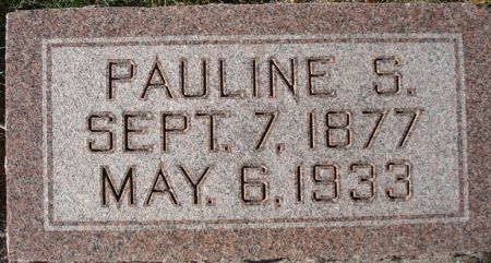 PETERSON, PAULINE S. - Clayton County, Iowa | PAULINE S. PETERSON 