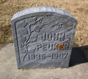 PEUKER, JOHN - Clayton County, Iowa | JOHN PEUKER 