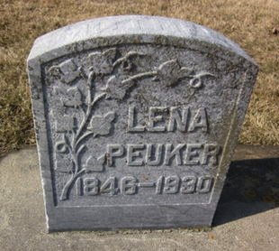 PEUKER, LENA - Clayton County, Iowa | LENA PEUKER 