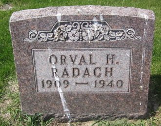 RADACH, ORVAL H. - Clayton County, Iowa | ORVAL H. RADACH 