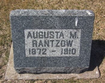 RANTZOW, AUGUSTA M. - Clayton County, Iowa | AUGUSTA M. RANTZOW 