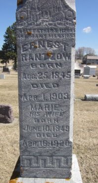 RANTZOW, MARIE - Clayton County, Iowa | MARIE RANTZOW 