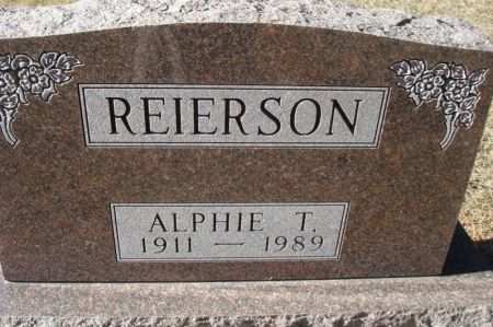 REIERSON, ALPHIE T. - Clayton County, Iowa | ALPHIE T. REIERSON 