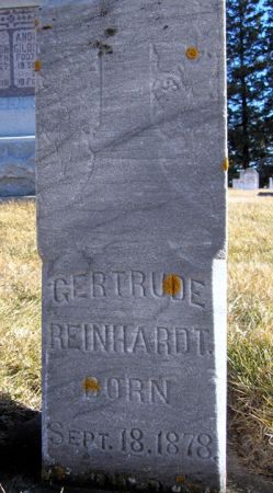 REINHARDT, GERTRUDE - Clayton County, Iowa | GERTRUDE REINHARDT 