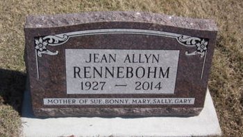 RENNEBOHM, JEAN - Clayton County, Iowa | JEAN RENNEBOHM 