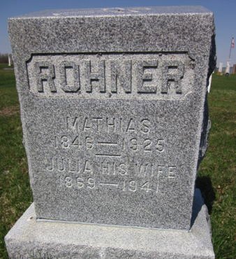 ROHNER, MATHIAS - Clayton County, Iowa | MATHIAS ROHNER 