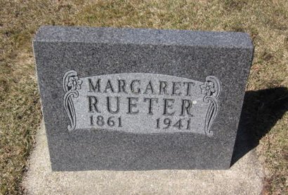RUETER, MARGARET - Clayton County, Iowa | MARGARET RUETER 