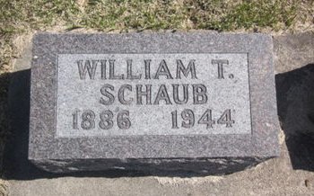 SCHAUB, WILLIAM T. - Clayton County, Iowa | WILLIAM T. SCHAUB 