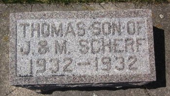 SCHERF, THOMAS - Clayton County, Iowa | THOMAS SCHERF 