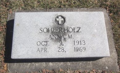 SCHIERHOLZ, ANNA M. - Clayton County, Iowa | ANNA M. SCHIERHOLZ 