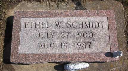 SCHMIDT, ETHEL W. - Clayton County, Iowa | ETHEL W. SCHMIDT 