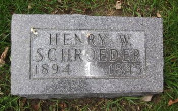 SCHROEDER, HENRY W. - Clayton County, Iowa | HENRY W. SCHROEDER 