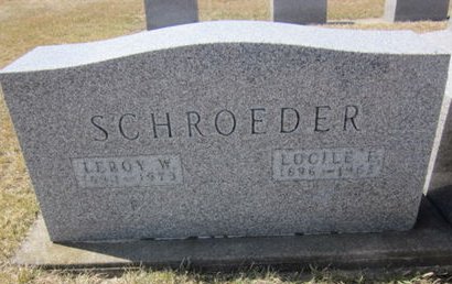 SCHROEDER, LUCILE - Clayton County, Iowa | LUCILE SCHROEDER 