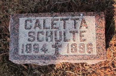 SCHULTE, CALETTA - Clayton County, Iowa | CALETTA SCHULTE 