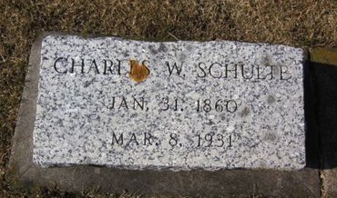 SCHULTE, CHARLES W. - Clayton County, Iowa | CHARLES W. SCHULTE 