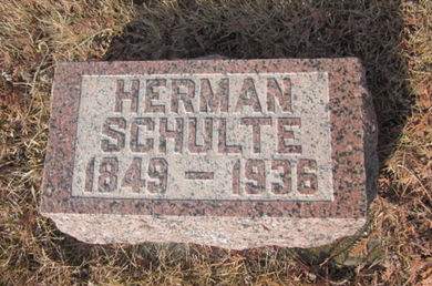 SCHULTE, HERMAN - Clayton County, Iowa | HERMAN SCHULTE 