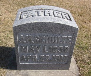 SCHULTE, J. H. - Clayton County, Iowa | J. H. SCHULTE 