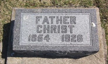 SCHUMACHER, CHRIST - Clayton County, Iowa | CHRIST SCHUMACHER 