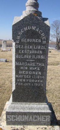 SCHUMACHER, MARGARETHA - Clayton County, Iowa | MARGARETHA SCHUMACHER 