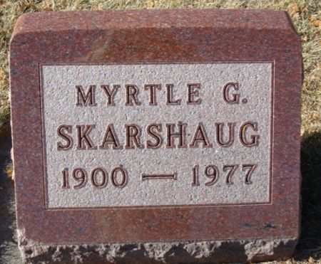 SKARSHAUG, MYRTLE G. - Clayton County, Iowa | MYRTLE G. SKARSHAUG 